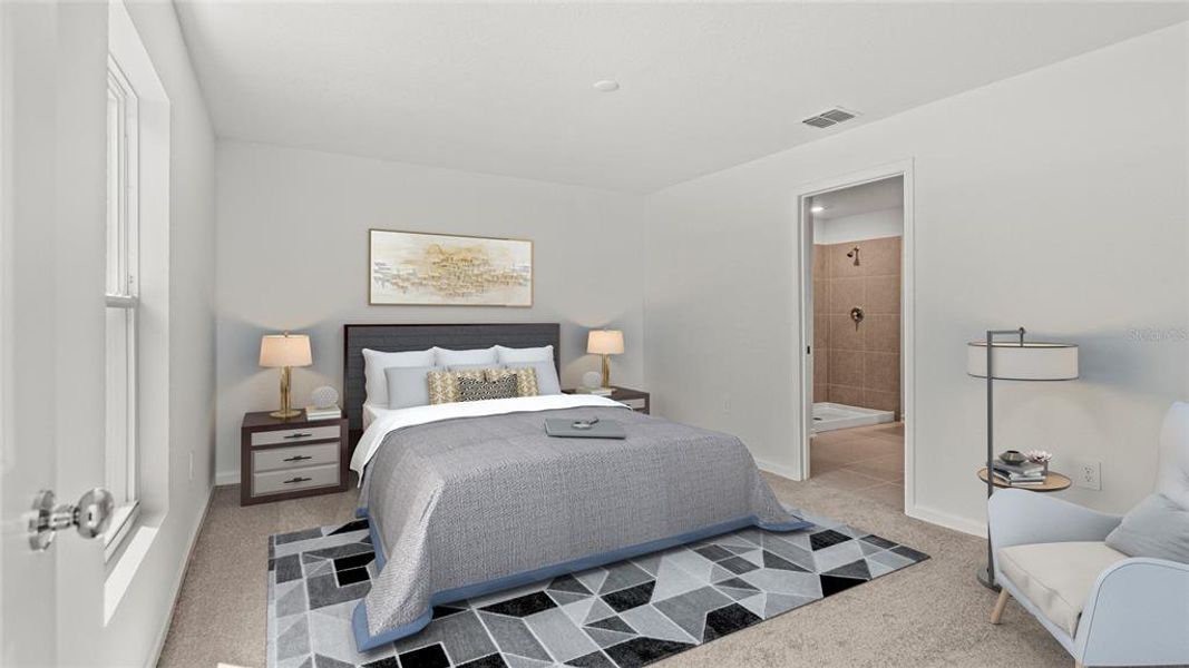 Furnished interior view inside a new home in , Eustis (Image 8).