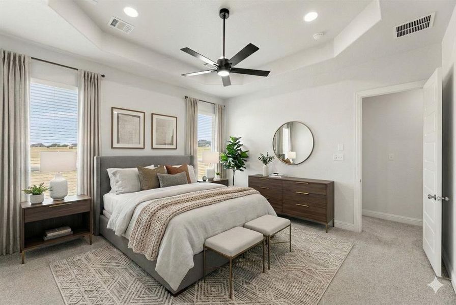 Furnished interior view inside a new home in Hartson Estates - 1 Acre Lots, Midlothian (Image 13).