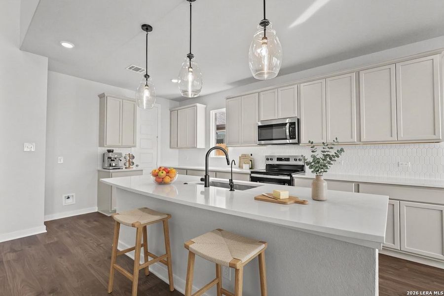 Furnished interior view inside a new home in Megan's Landing, Castroville (Image 17).