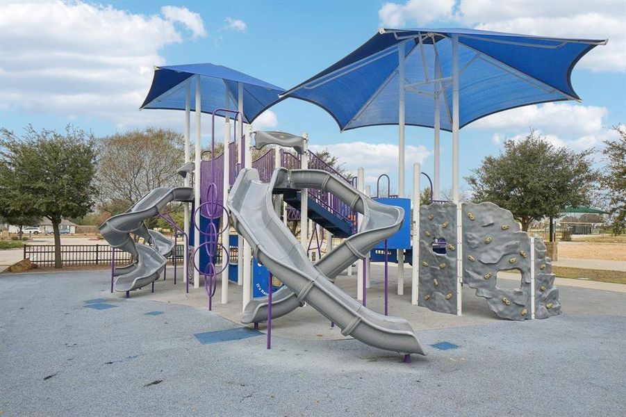 View of jungle gym