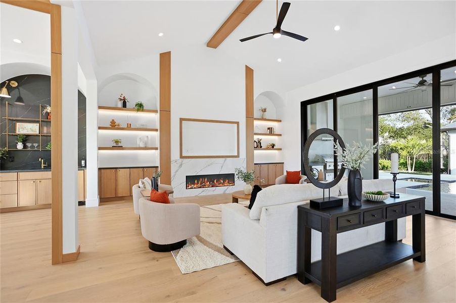 Furnished interior view inside a new home in , Oakland (Image 18). Furnished interior view inside a new home in , Oakland (Image 18).