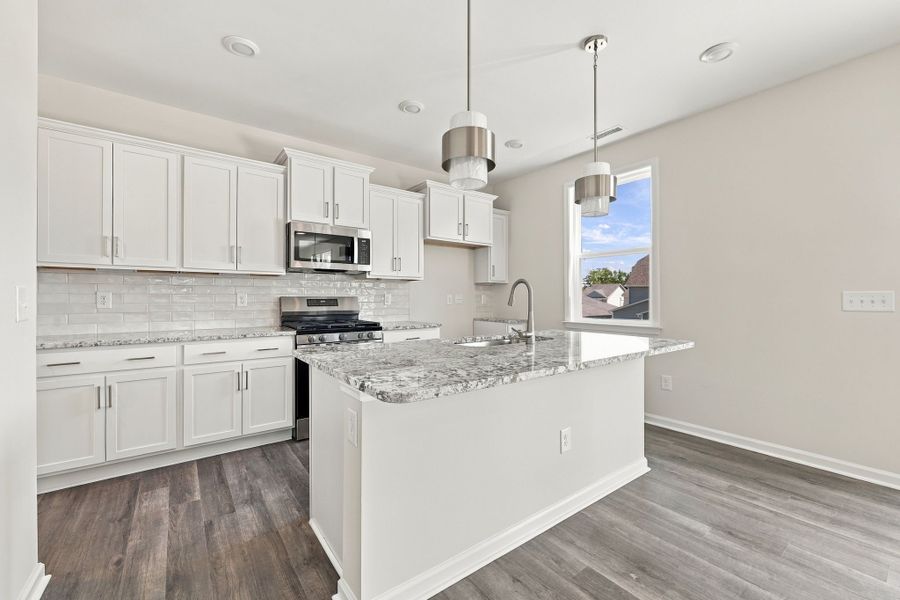 Furnished interior view inside a new home in Neill's Pointe, Angier (Image 6).