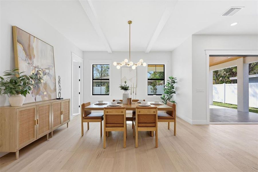 Furnished interior view inside a new home in , Tampa (Image 8).