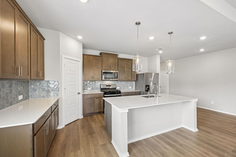 Furnished interior view inside a new home in Heights of Barbers Hill, Baytown (Image 18).