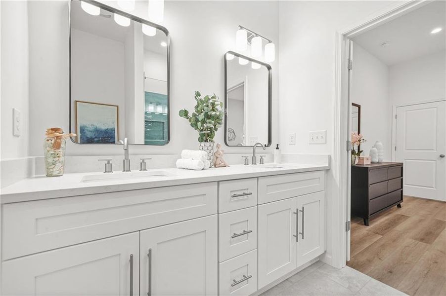 Furnished interior view inside a new home in , Atlanta (Image 34). Furnished interior view inside a new home in , Atlanta (Image 34).