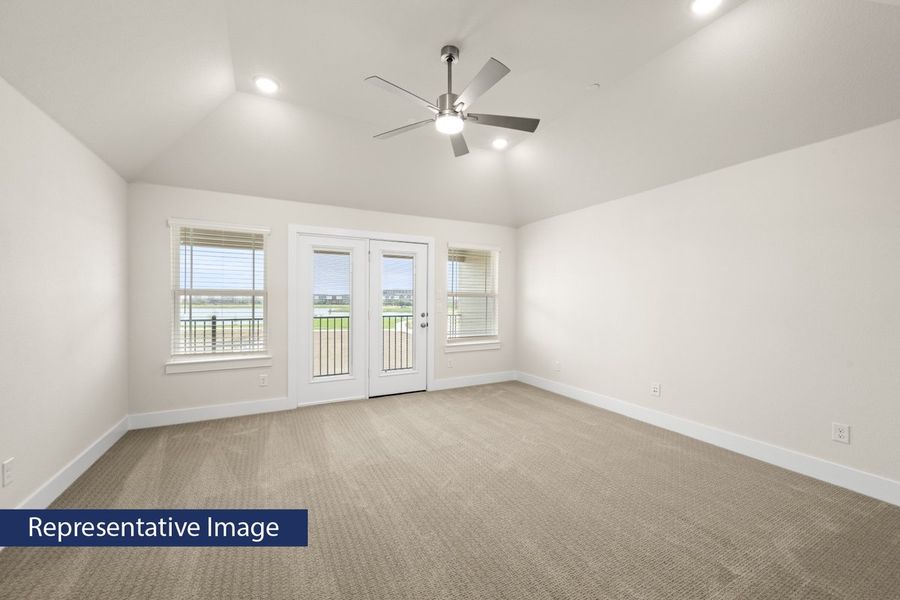 Representative unfurnished interior of a home built from the Oak R by First Texas Homes in The Abbey at Mercer Crossing, Farmers Branch (Image 9). Representative unfurnished interior of a home built from the Oak R by First Texas Homes in The Abbey at Mercer Crossing, Farmers Branch (Image 9).