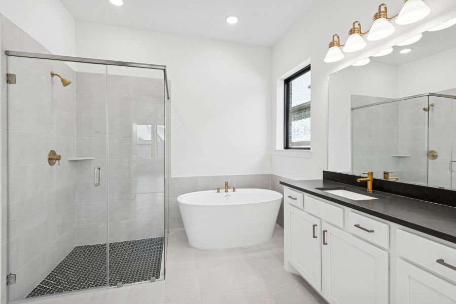 Furnished interior view inside a new home in Riceland 60’ Homesites, Mont Belvieu (Image 1). Furnished interior view inside a new home in Riceland 60’ Homesites, Mont Belvieu (Image 1).