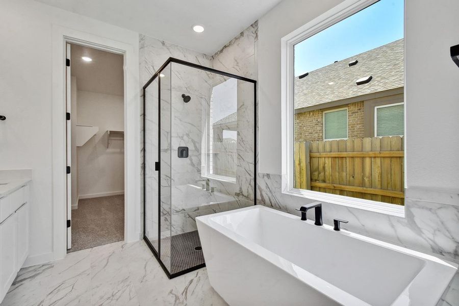 Furnished interior view inside a new home in Crosswinds, Kyle (Image 6).