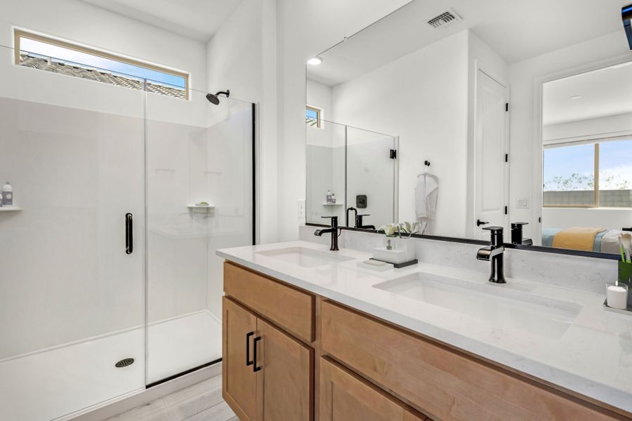 Furnished interior view inside a new home in Blackhawk, Tucson (Image 10). Furnished interior view inside a new home in Blackhawk, Tucson (Image 10).