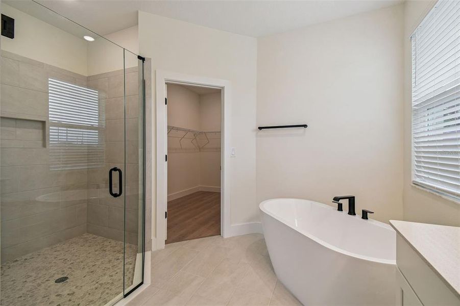 Furnished interior view inside a new home in Hidden Ridge, New Port Richey (Image 15). Furnished interior view inside a new home in Hidden Ridge, New Port Richey (Image 15).