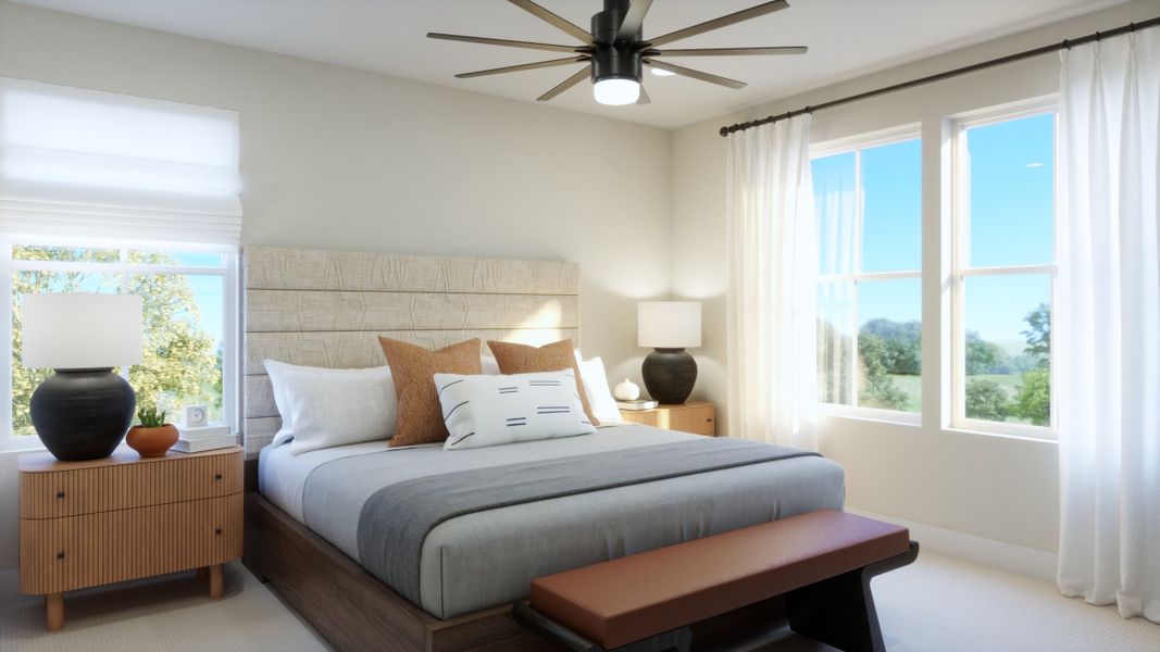 Representative furnished interior of a home built from the 2404 by Risewell Homes in Harvest Crossing, Aurora (Image 12). Representative furnished interior of a home built from the 2404 by Risewell Homes in Harvest Crossing, Aurora (Image 12).