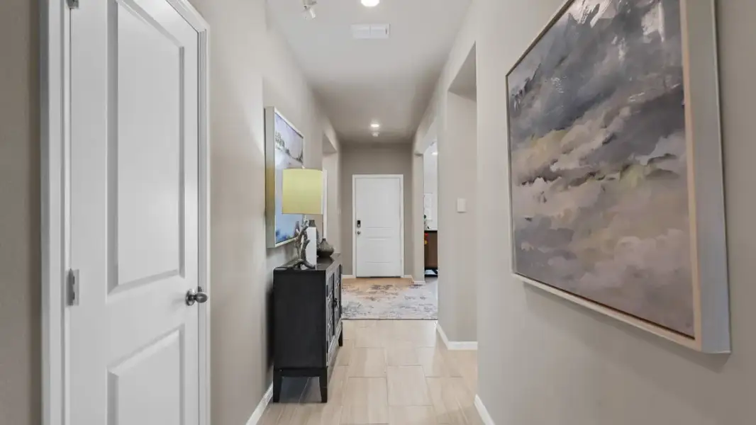 Furnished interior view inside a new home in Rosewood at Beltmill, Fort Worth (Image 39).