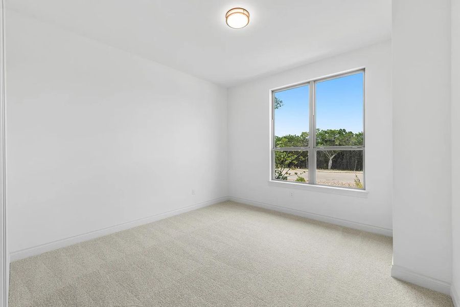 Spacious, unfurnished interior of a new home in The Hollows Sanctuary - 85', Jonestown (Image 20). Spacious, unfurnished interior of a new home in The Hollows Sanctuary - 85', Jonestown (Image 20).