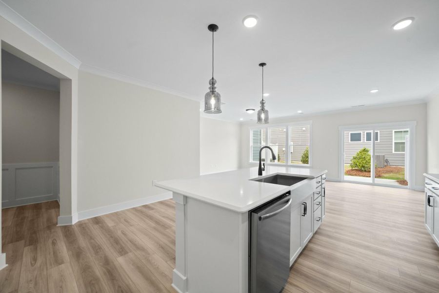 Furnished interior view inside a new home in Harbor Crossing, Greensboro (Image 9).