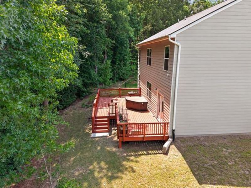 Exterior details and patio area of a home in , Atlanta (Image 3).