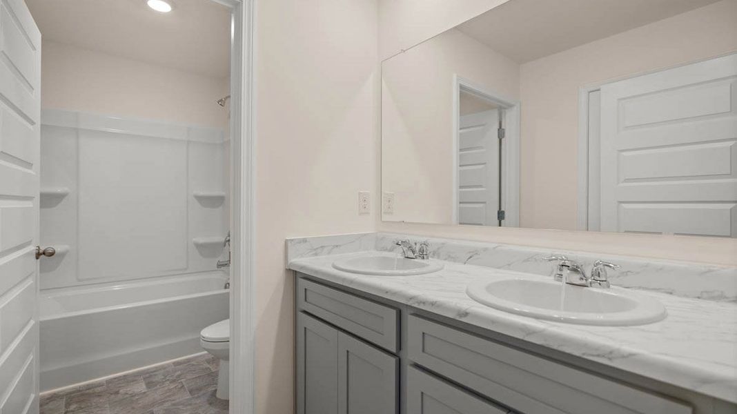 Furnished interior view inside a new home in Estates at Deer Hollow, Grovetown (Image 12).