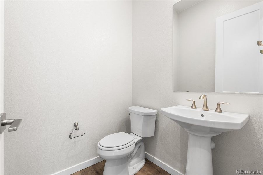 Furnished interior view inside a new home in Horizon at Solstice, Littleton (Image 10).