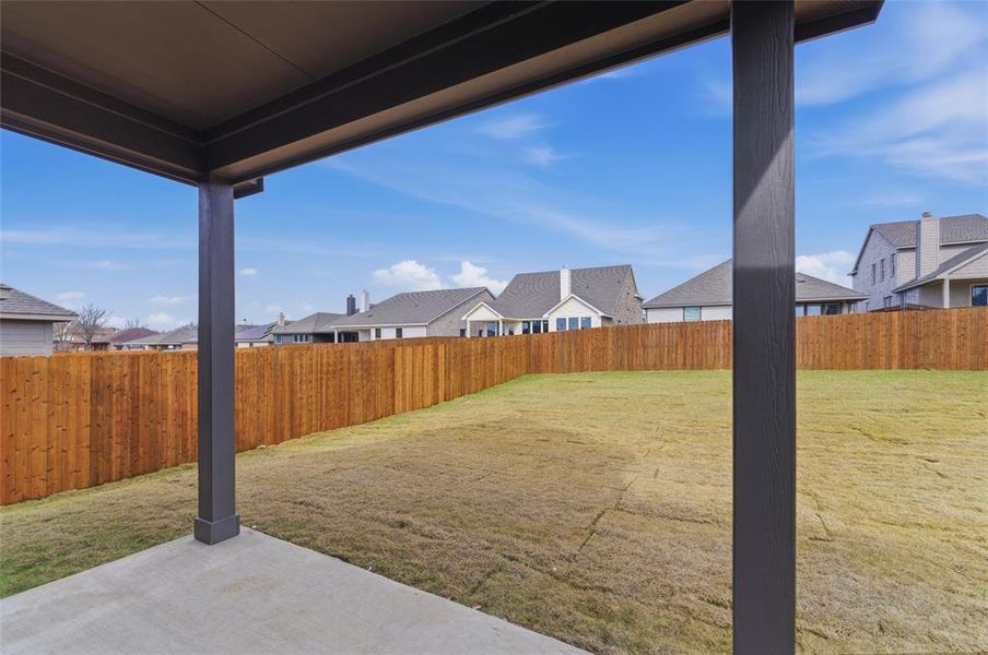 Exterior details and patio area of a home in Liberty Pointe, Gainesville (Image 17).