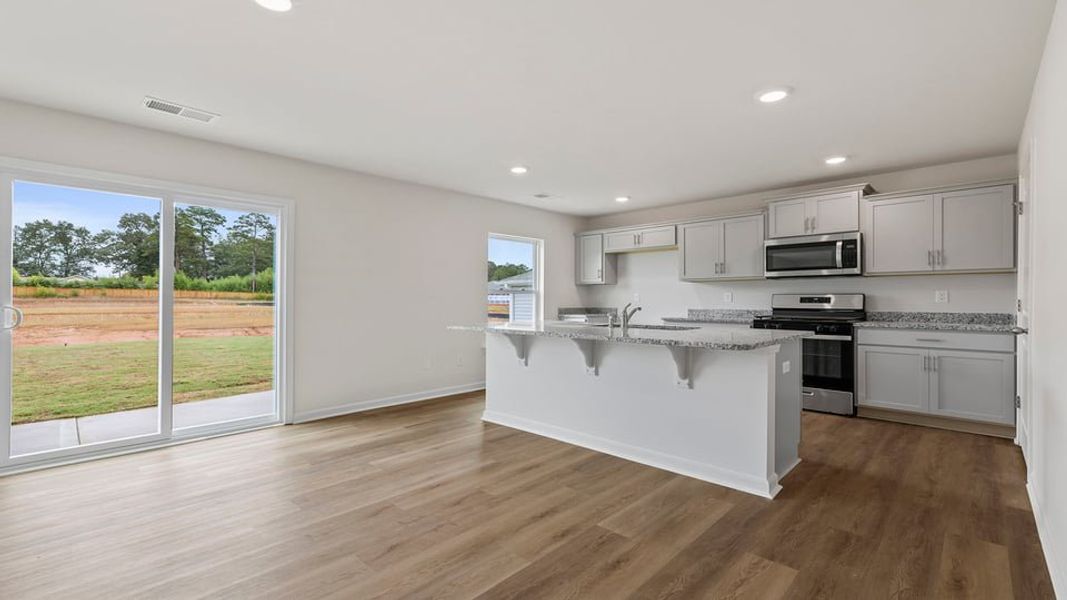 Furnished interior view inside a new home in Bentley Park, Greenwood (Image 10). Furnished interior view inside a new home in Bentley Park, Greenwood (Image 10).