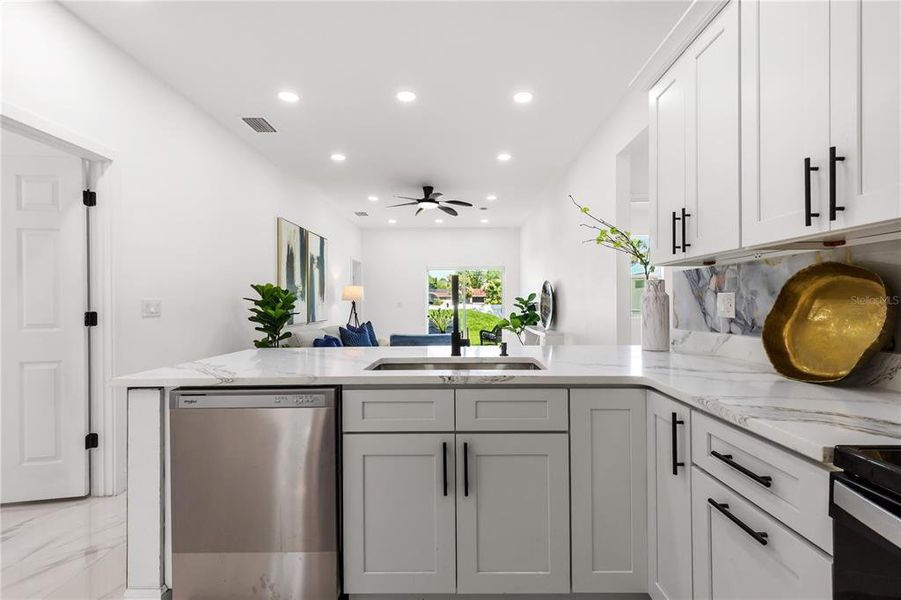 Furnished interior view inside a new home in , Tampa (Image 17).