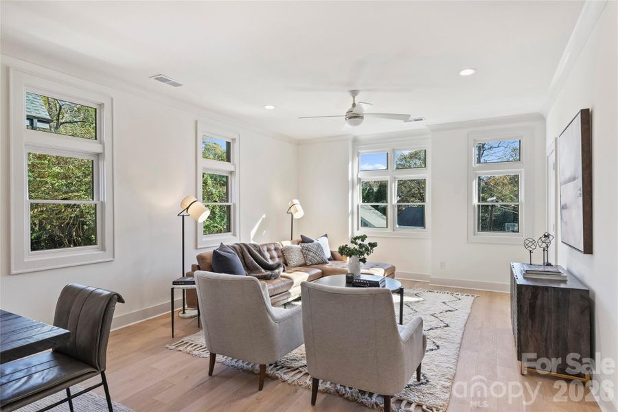 Furnished interior view inside a new home in , Charlotte (Image 7).