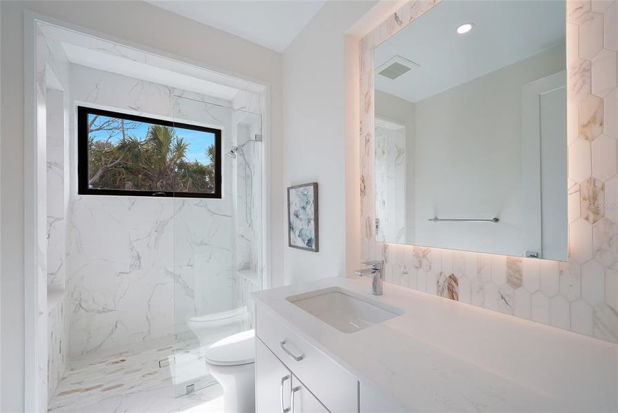 Furnished interior view inside a new home in , Sarasota (Image 7).