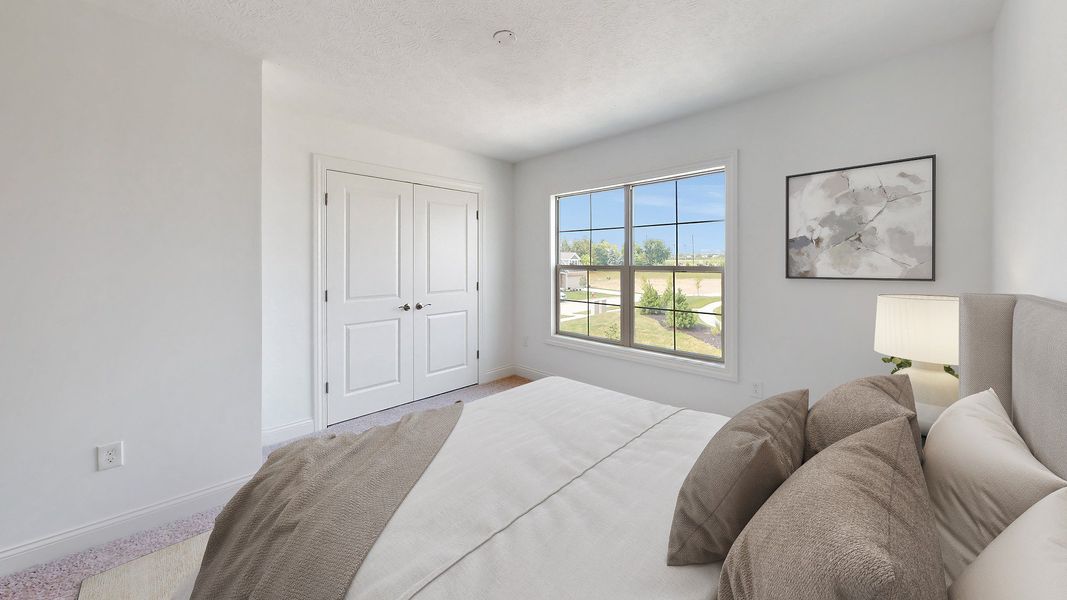 Furnished interior view inside a new home in The Courtyards at Oak Grove, Durham (Image 15).