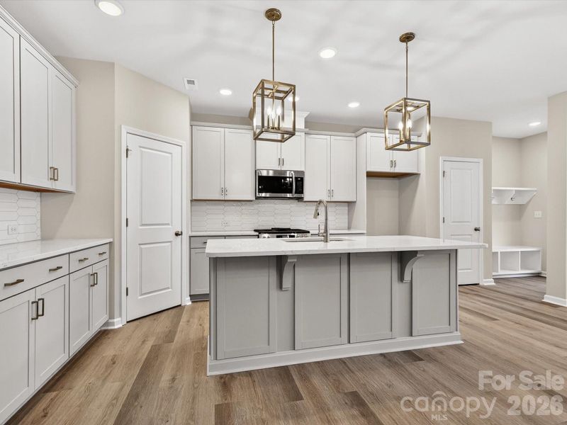Furnished interior view inside a new home in North Creek Village, Huntersville (Image 9).