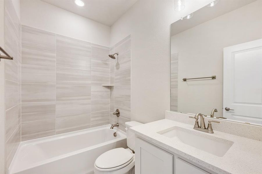 Furnished interior view inside a new home in Sunrise at Garden Valley 60-79, Waxahachie (Image 12). Furnished interior view inside a new home in Sunrise at Garden Valley 60-79, Waxahachie (Image 12).