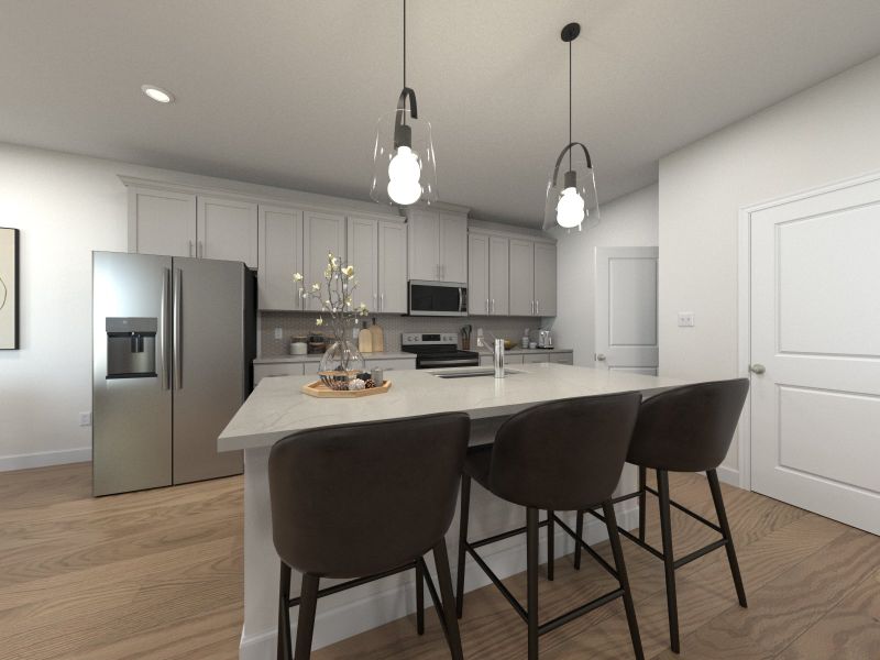 Furnished interior view inside a new home in Greystone - Ridge Series, Smyrna (Image 2).