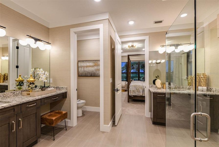 Furnished interior view inside a new home in Cresswind Lakewood Ranch, Lakewood Ranch (Image 13). Furnished interior view inside a new home in Cresswind Lakewood Ranch, Lakewood Ranch (Image 13).