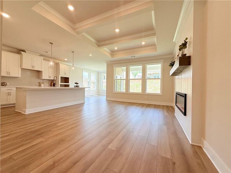 Spacious, unfurnished interior of a new home in Ponderosa Farms Reserve, Gainesville (Image 34).
