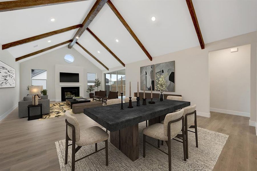 Furnished interior view inside a new home in Elevon, Lavon (Image 12).