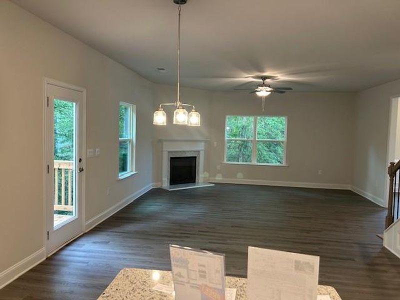 Spacious, unfurnished interior of a new home in Habersham Meadows, Demorest (Image 12).