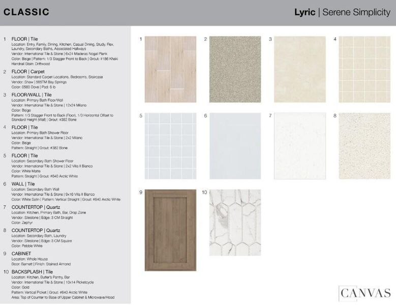 Design Selections