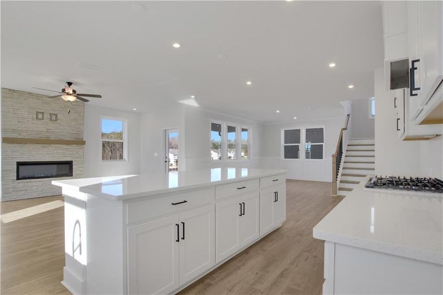 Furnished interior view inside a new home in Hillside Manor, Powder Springs (Image 5).