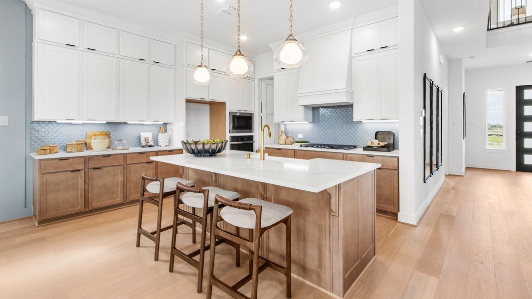 Furnished interior view inside a new home in Easthaven at Bridgeland Central, Cypress (Image 5).