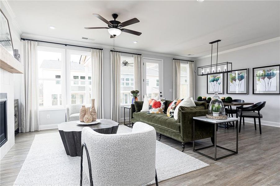 Furnished interior view inside a new home in Darlington, Loganville (Image 26).