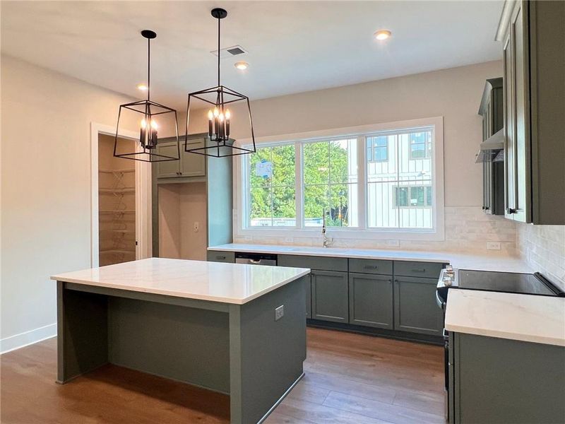 Furnished interior view inside a new home in , Alpharetta (Image 4). Furnished interior view inside a new home in , Alpharetta (Image 4).