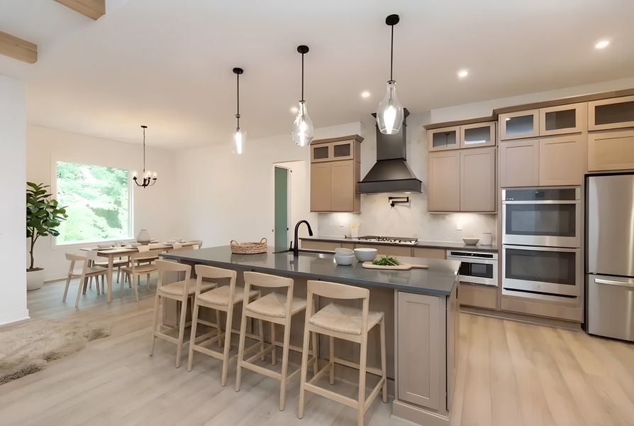 Furnished interior view inside a new home in Hidden Fields, Hoschton (Image 33).
