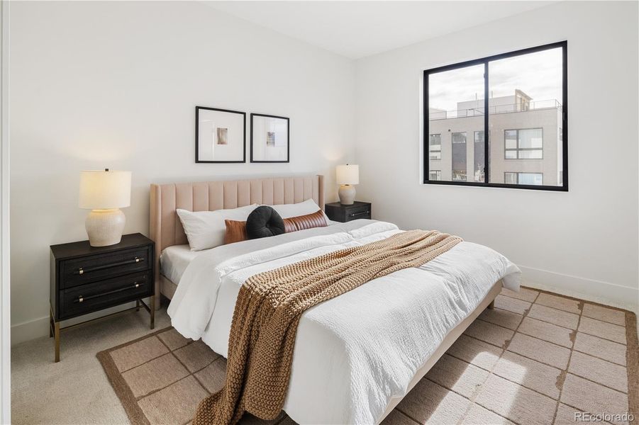 Furnished interior view inside a new home in , Denver (Image 14).