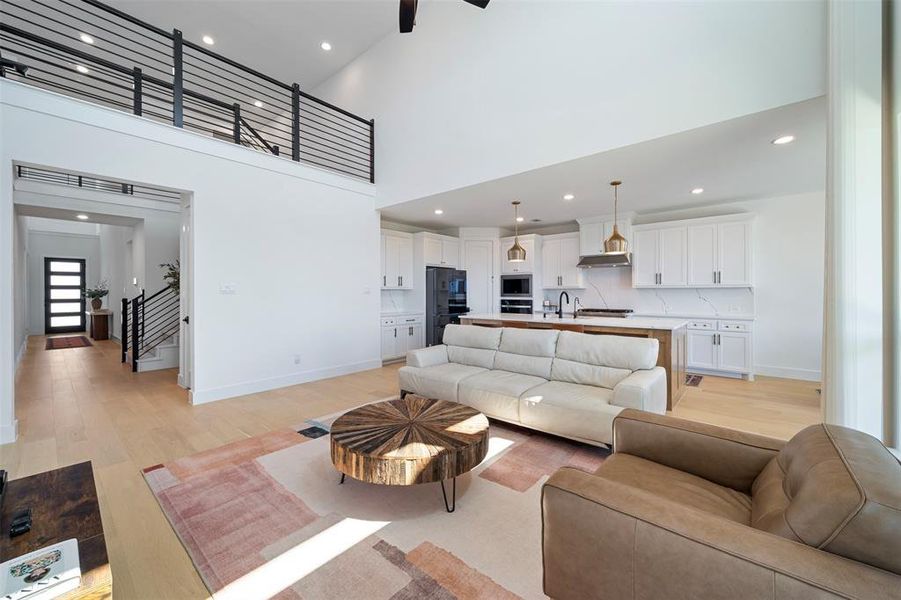 Furnished interior view inside a new home in North Sky, Celina (Image 8). Furnished interior view inside a new home in North Sky, Celina (Image 8).