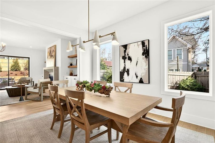 Furnished interior view inside a new home in , Brookhaven (Image 9).