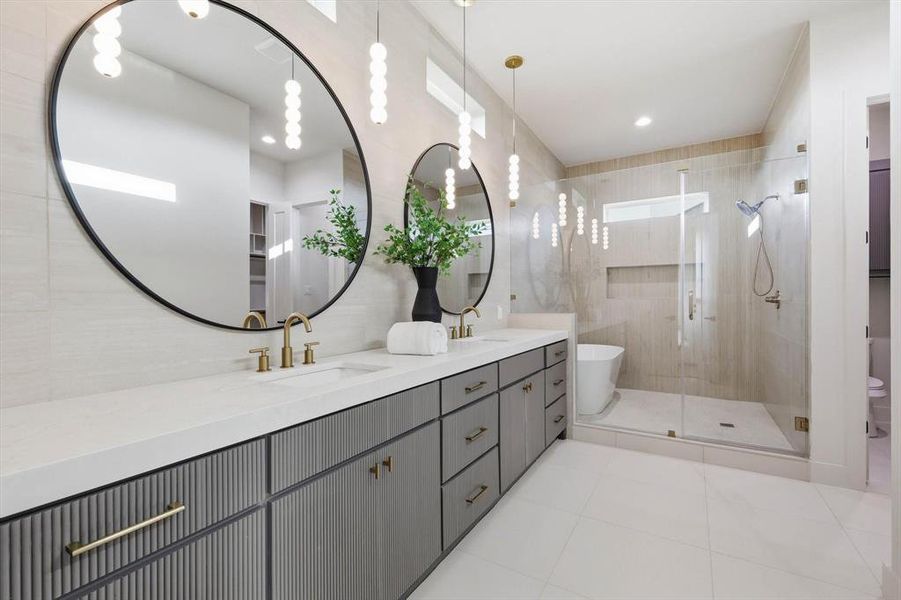 Furnished interior view inside a new home in , Red Oak (Image 18).