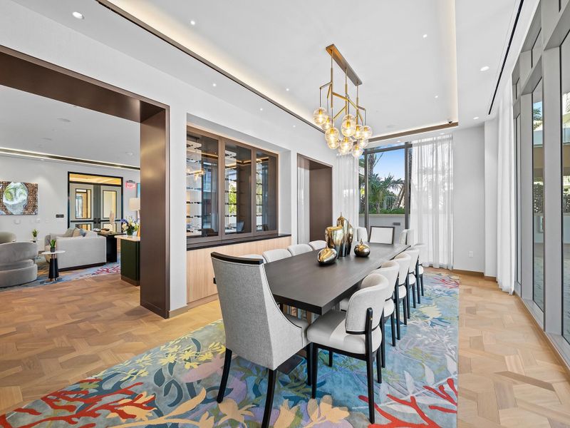 Furnished interior view inside a new home in , Fort Lauderdale (Image 14). Furnished interior view inside a new home in , Fort Lauderdale (Image 14).