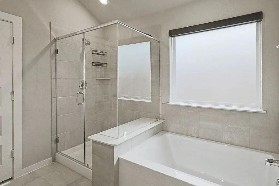 Primary bath virtually staged Primary bath virtually staged