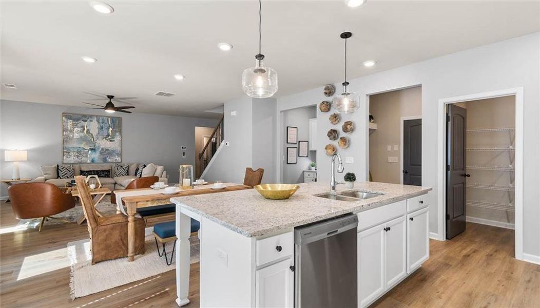 Furnished interior view inside a new home in Camp Creek Village, Atlanta (Image 35).