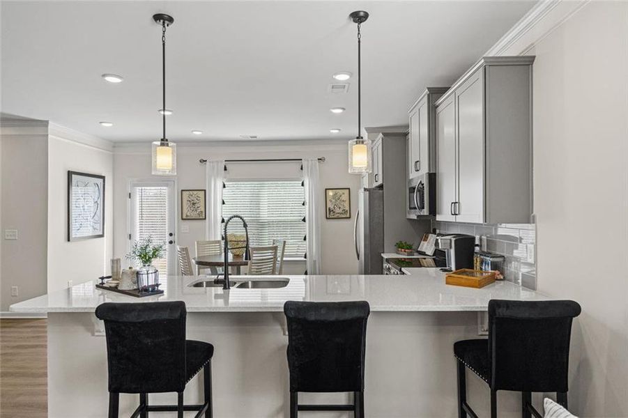 Furnished interior view inside a new home in Jameson Towns, Villa Rica (Image 21).