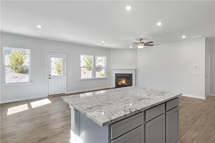 Furnished interior view inside a new home in Enclave at Parkway Village, Fairburn (Image 4). Furnished interior view inside a new home in Enclave at Parkway Village, Fairburn (Image 4).