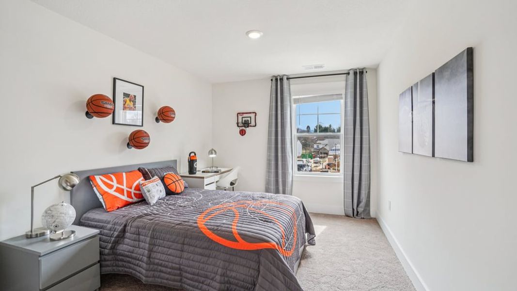 Furnished interior view inside a new home in The Hideaway at Fox Meadows, Bluff City (Image 24).